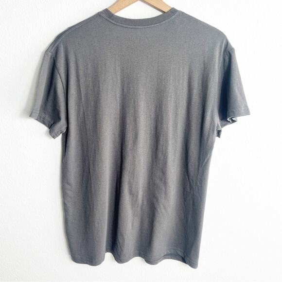 BRAVADO Lady Gaga Tee Shirt Fitted Gray Music Short Sleeve Large  New No Tags - Picture 2 of 4